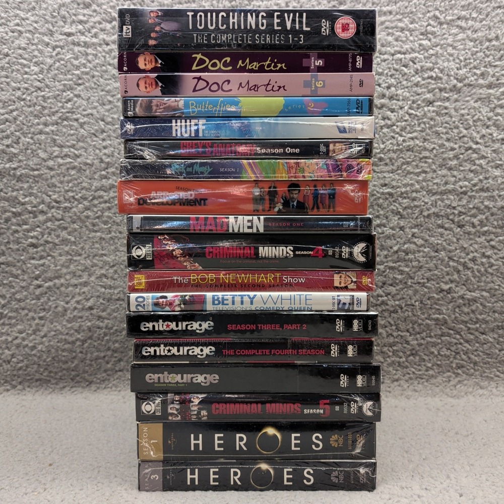 Mixed TV Series Box Sets Lot Of 18 Television Shows DVD Bundle Complete Seasons